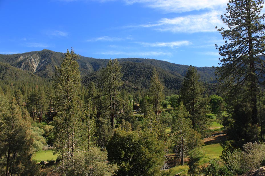 Valley overlook from Pine Mountain Club golf course