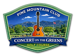 Concert On The Greens Pine Mountain Club Golf Course outdoor live music event logo